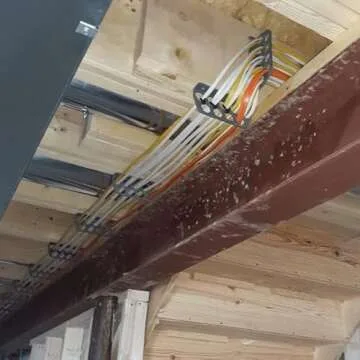 Rack-A-Tiers Cable Chase Wire Bracket (10 Pack), Electrical Wire Bracket, NM Cable Organizer, Wire Holder, NM Cable Support, NMSC Stackers (CC9024.P10)