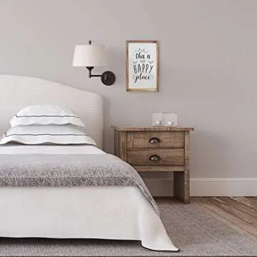 MAINEVENT This Is Our Happy Place Sign - Rustic Home Decor