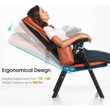 Shiatsu Massage Chair with Heat & Vibration - Home Relief