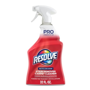Resolve Professional Strength Spot and Stain Carpet Cleaner, Carpet Cleaner, Carpet Cleaner Solution, 32 Fl Oz (Pack of 1)