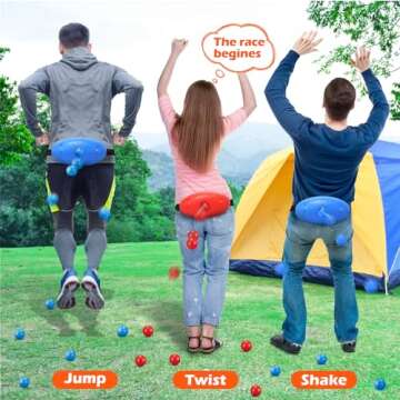 Skirfy Party Shaking Swing Balls Game Set for Kids and Adults