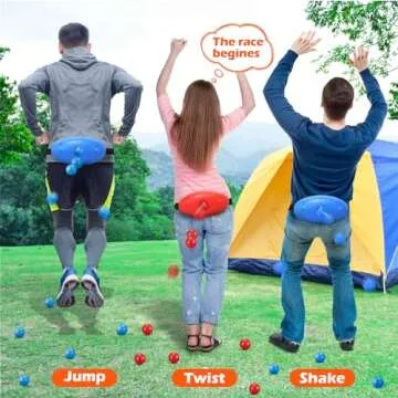 Skirfy Party Shaking Swing Balls Game Set for Kids and Adults