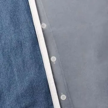 Kntiwiwo Clear Garment Bags Suit Bag for Closet Storage Set of 12 Hanging Dress Cover Bag with Zipper for Suit, Coat, Long Dresses Clothes Storage-24” x 40”/50”/60”