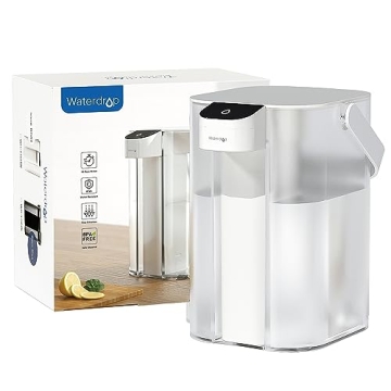 Waterdrop 15-Cup Electric Water Filter Pitcher for Instant Purity