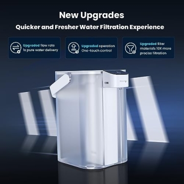 Waterdrop 15-Cup Electric Water Filter Pitcher for Instant Purity