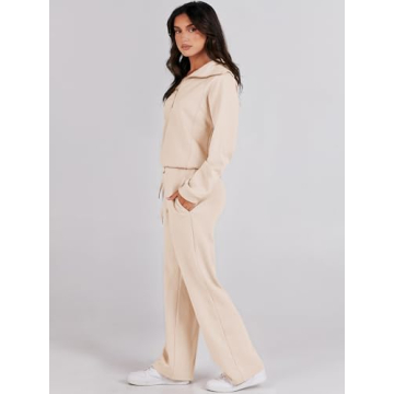 ANRABESS Women 2 Piece Sweatsuit Set for All-Day Comfort