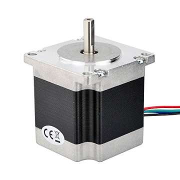Powerful STEPPERONLINE Nema 23 CNC Stepper Motor 1.26Nm for Precision Projects