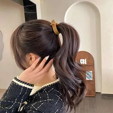 8 PCS Large Matte Ponytail Clips Set for Women