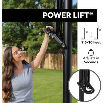 Basketball Hoop Adjustable 54" Polycarbonate For Everyone