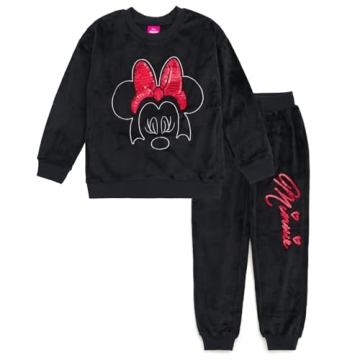 Disney Minnie Mouse Velour Sweatshirt & Jogger Set for Toddler Girls