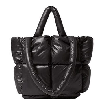 Luxury Padded Shoulder Bag Chic Puffer Tote for Women