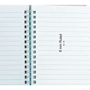 Yansanido Spiral Notebooks - Set of 4 B5 160 Pages