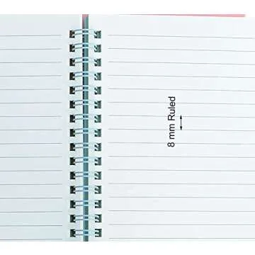 Yansanido Spiral Notebooks - Set of 4 B5 160 Pages