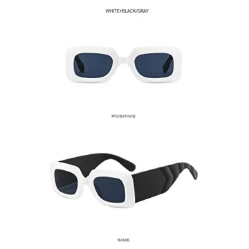 YAMEIZE Vintage Rectangle Sunglasses for Trendy Fashion Lovers