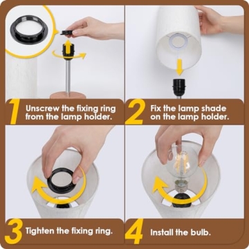 Versatile Touch Control Bedside Lamp with USB Ports