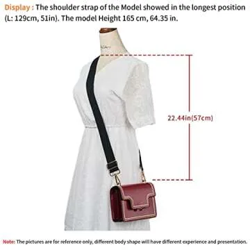 DEVPSISR Adjustable Wide Canvas Shoulder Strap for Bags