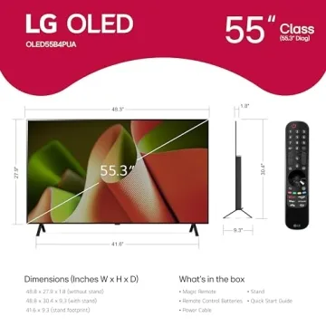 LG 55-Inch OLED B4 Smart TV with Alexa Built-in