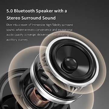 Vivilumens Sunrise Alarm Clock for Bedroom, 6 in 1 Alarm Clocks with Wireless Charging, Wake Up Light Bedside Clock Lamp Adjustable, Bluetooth Speaker, 3-Color Breathing Light, Gifts for Women Men