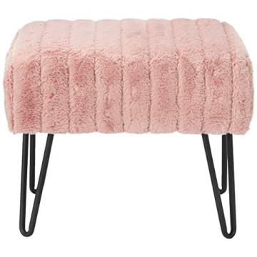 Home Soft Things Super Mink Ottoman Bench for Luxurious Comfort