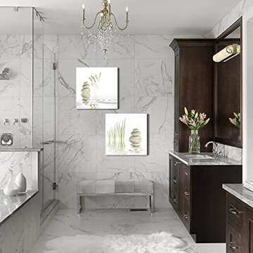 Purple Verbena Aquatic Canvas Art for Tranquil Spaces