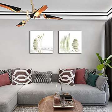 Purple Verbena Aquatic Canvas Art for Tranquil Spaces