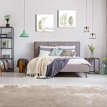 Purple Verbena Aquatic Canvas Art for Tranquil Spaces