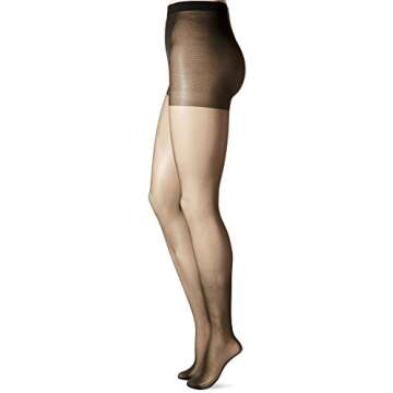 L'eggs Everyday Control Top Sheer Toe Pantyhose for All Day Comfort, 100% Nylon