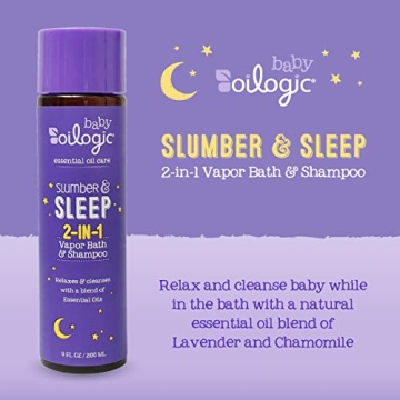 Oilogic Slumber & Sleep Vapor Bath & Shampoo for Babies