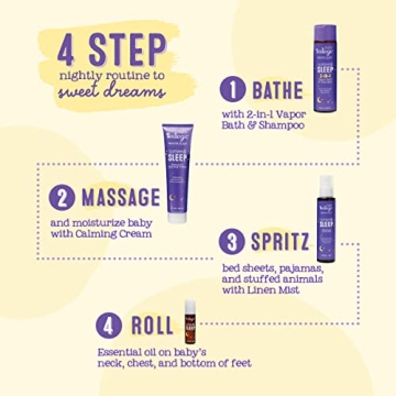 Oilogic Slumber & Sleep Vapor Bath & Shampoo for Babies