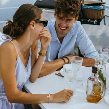 Jewanfix Charm Bracelet for Girls, Stainless Steel Love Heart Charm Silver Italian Handmade 4mm Bead Ball Strand Chain Bracelet for Women