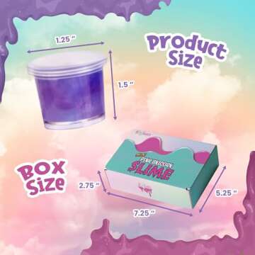 Playbees Purple Frozen Princess Slime Mini Slime Frozen Party Favors,Pink, Purple, and White Colors ...