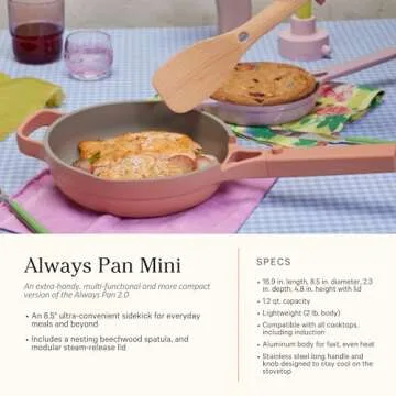 Our Place Cookware Set - Complete 13-Piece Set Including Always Pan 2.0, Mini Always Pan, Perfect Pot, and Mini Perfect Pot | Multifunctional, Toxin-Free Nonstick | Replaces 36 Pieces | Steam