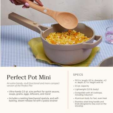 Our Place Cookware Set - Complete 13-Piece Set Including Always Pan 2.0, Mini Always Pan, Perfect Pot, and Mini Perfect Pot | Multifunctional, Toxin-Free Nonstick | Replaces 36 Pieces | Steam