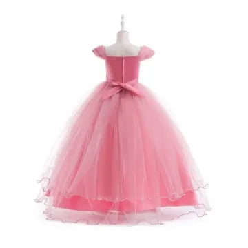 Weileenice Dusty Pink Princess Dress for Kids