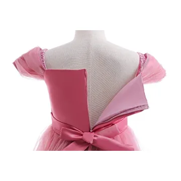 Weileenice Dusty Pink Princess Dress for Kids
