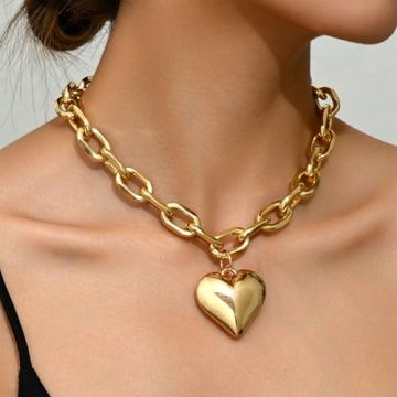 Otxas Gold Chunky Necklaces for Women - Stylish Gifts
