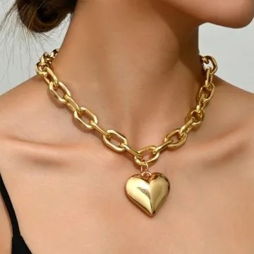 Otxas Gold Chunky Necklaces for Women - Stylish Gifts