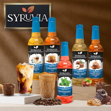 Syruvia Sugar-Free S'mores Coffee Syrup 25.4 fl oz