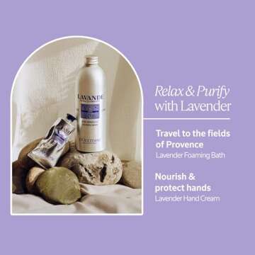 L'Occitane Lavender Foaming Bath, 16.9 Fl Oz (Pack of 1)