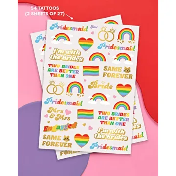 xo, Fetti Bride Pride Bachelorette Tattoos 54 Styles
