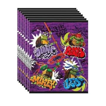Amscan TMNT Ninja Turtles Birthday Party Supplies Favor Bundle Pack includes 24 Party Favor Loot Bags