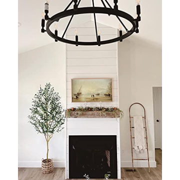 Phimos Artificial Olive Tree for Home Decor 6.23FT Fake Tree