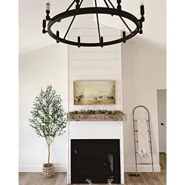 Phimos Artificial Olive Tree for Home Decor 6.23FT Fake Tree