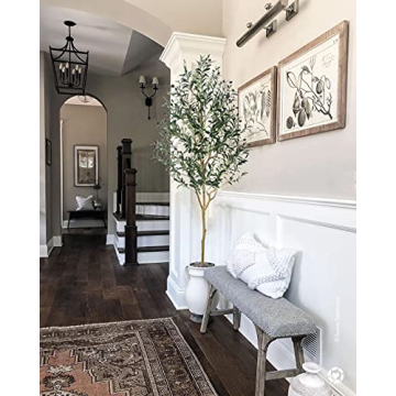 Phimos Artificial Olive Tree for Home Decor 6.23FT Fake Tree