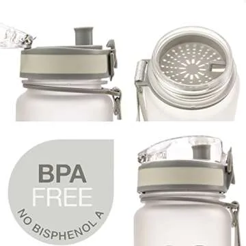 Embrava 32oz Best Sports Water Bottle - Leakproof & BPA Free