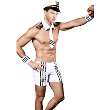 Stylish Men's Sailor Costume for Themed Parties