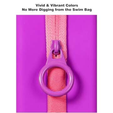 Rkyzhuang Swim Goggles Case For Swimming Goggles, Protective Zip Goggles Cases with Earplugs for Kid...