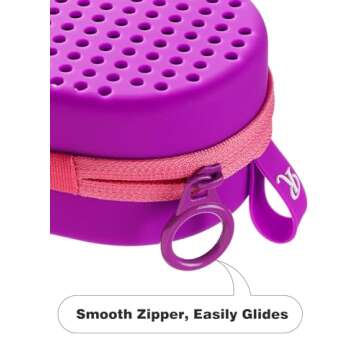 Rkyzhuang Swim Goggles Case For Swimming Goggles, Protective Zip Goggles Cases with Earplugs for Kids Goggles, A Summer Beach Pool Accessories