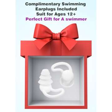 Rkyzhuang Swim Goggles Case For Swimming Goggles, Protective Zip Goggles Cases with Earplugs for Kids Goggles, A Summer Beach Pool Accessories