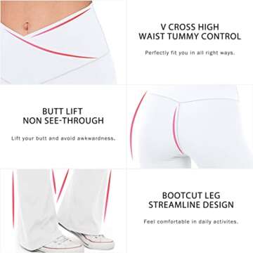 Flare Yoga Pants - High Waisted Soft Leggings for Women